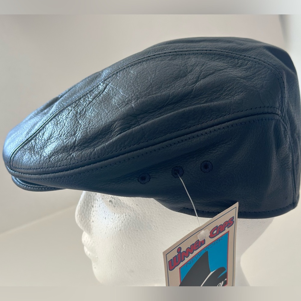 Made in USA Proudly Premium Quality Genuine Leather Gatsby Ivy Soft Ascot Hat